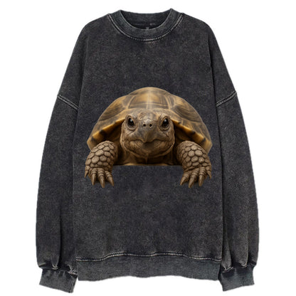 Tortoise  - Vintage Sweatshirt - Black