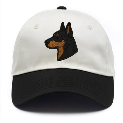 Beauceron - Contemporary French herder d - Two Tone Cap - Black
