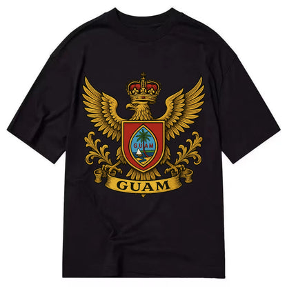 Guam Heritage Badge  - Classic T-shirt - Black