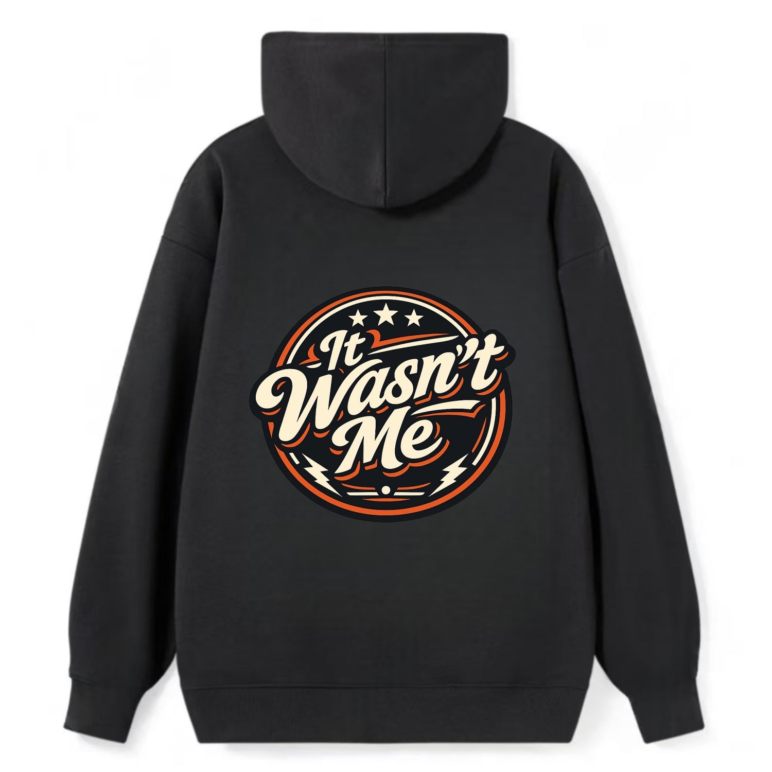 Unapologetic Rebel Emblem - Classic Pullover Hoodie - Black