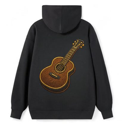 Vintage Guitar  - Classic Pullover Hoodie - Black