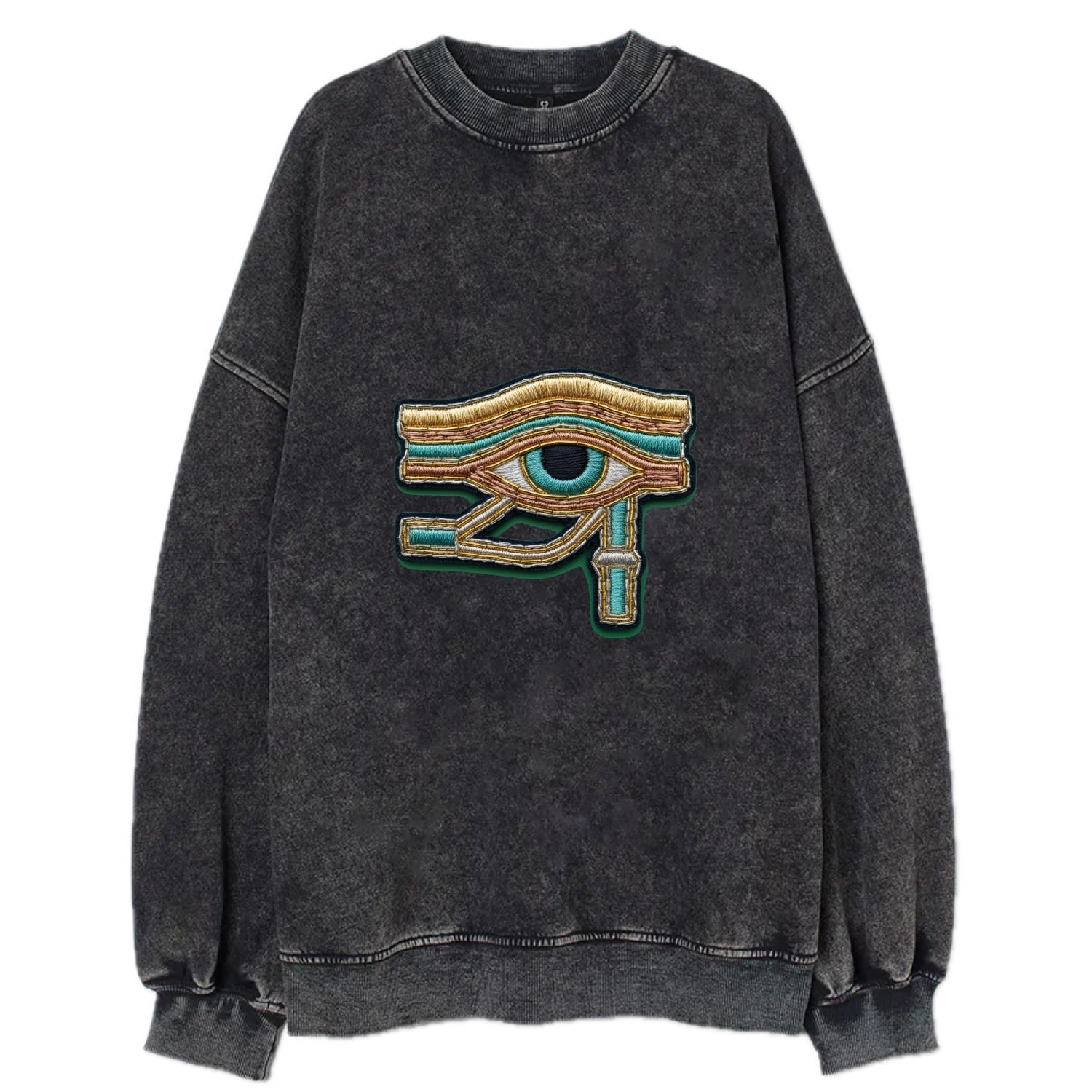 Eye of Horus - Vintage Sweatshirt - Black
