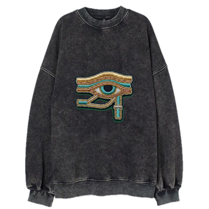 Eye of Horus - Vintage Sweatshirt - Black