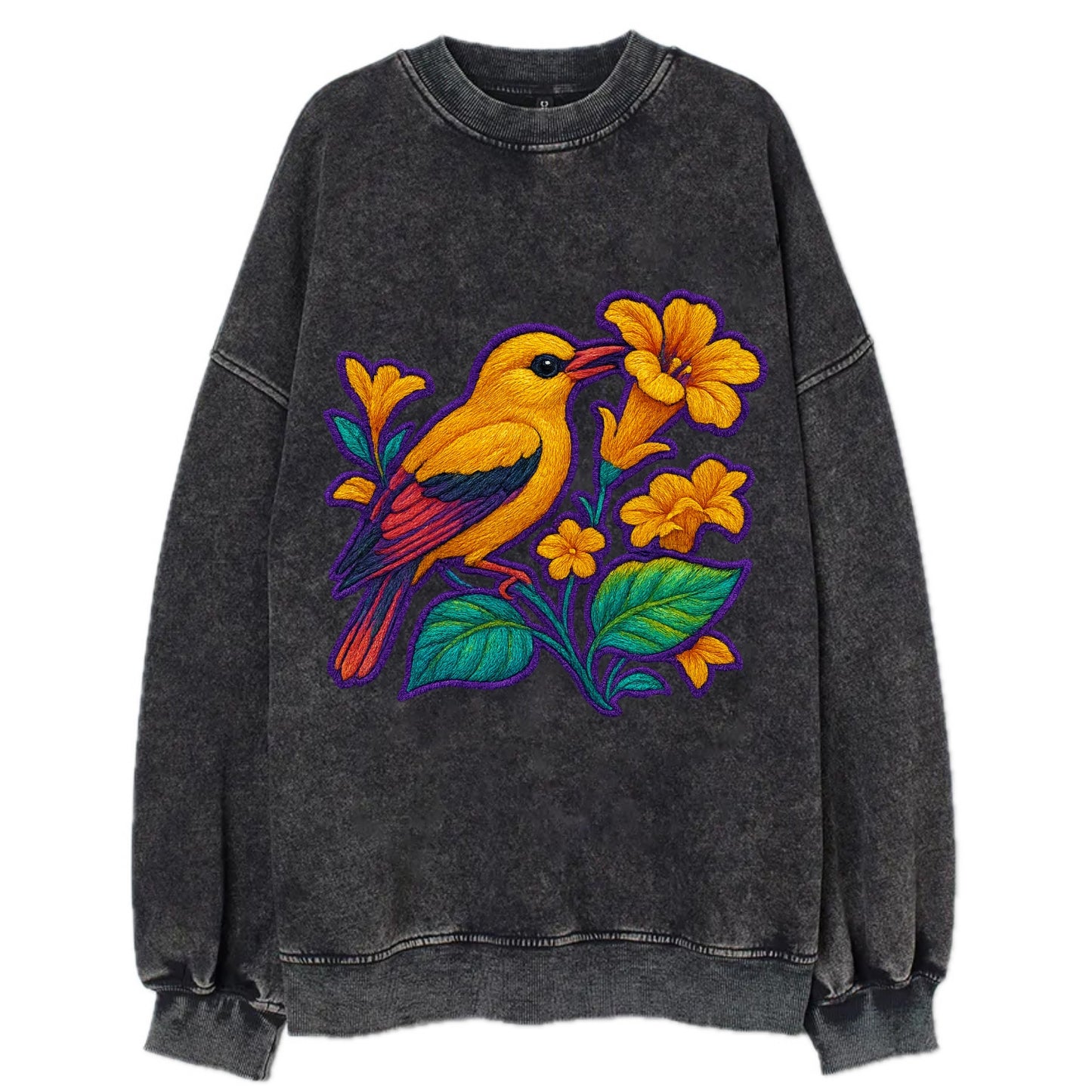 Golden Oriole - Vintage Sweatshirt - Black
