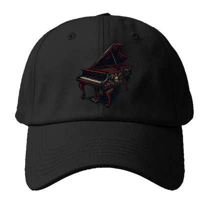 Harpsichord with baroque decorative styling - Baseball Cap - Black
