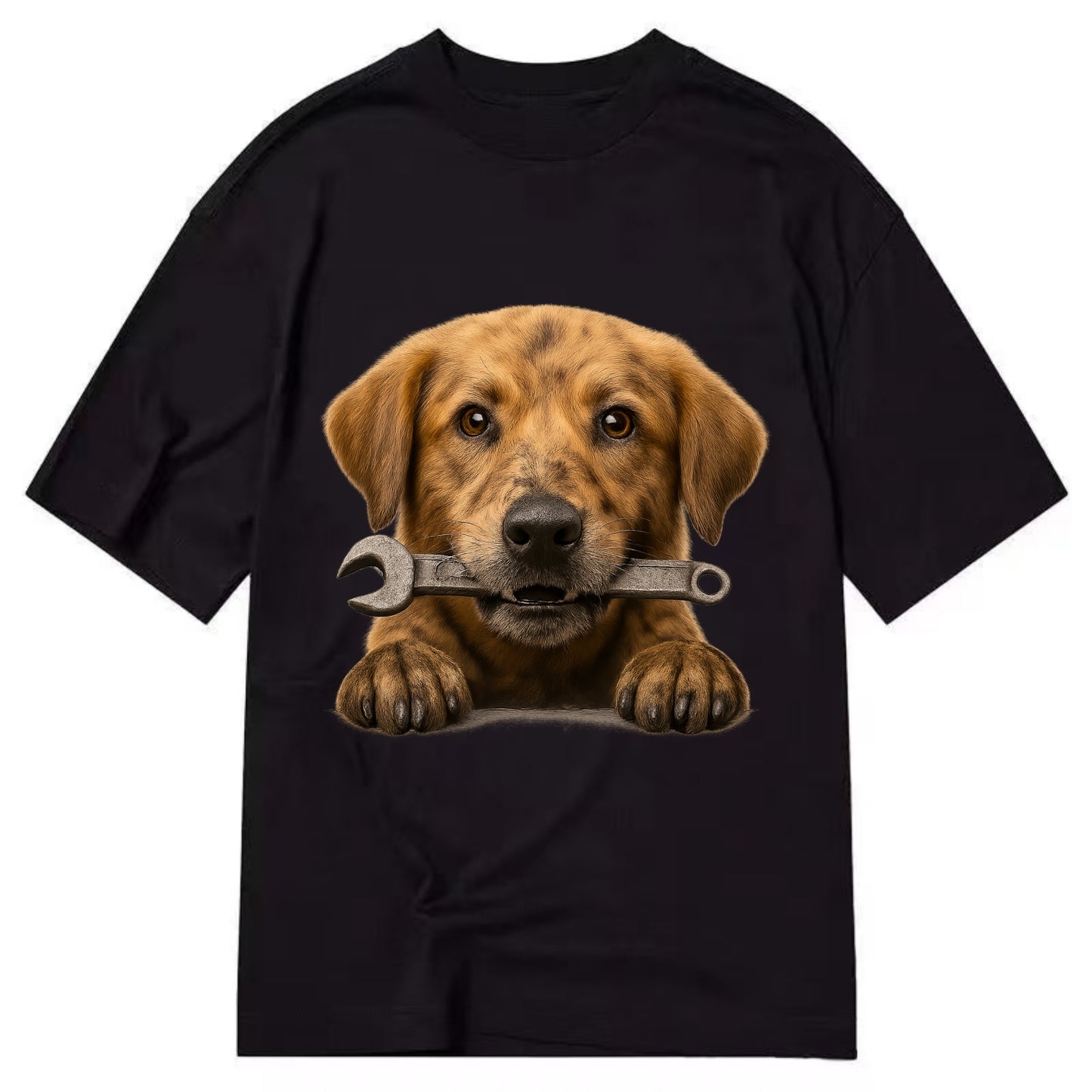 Mechanic Dog  - Classic T-shirt - Black