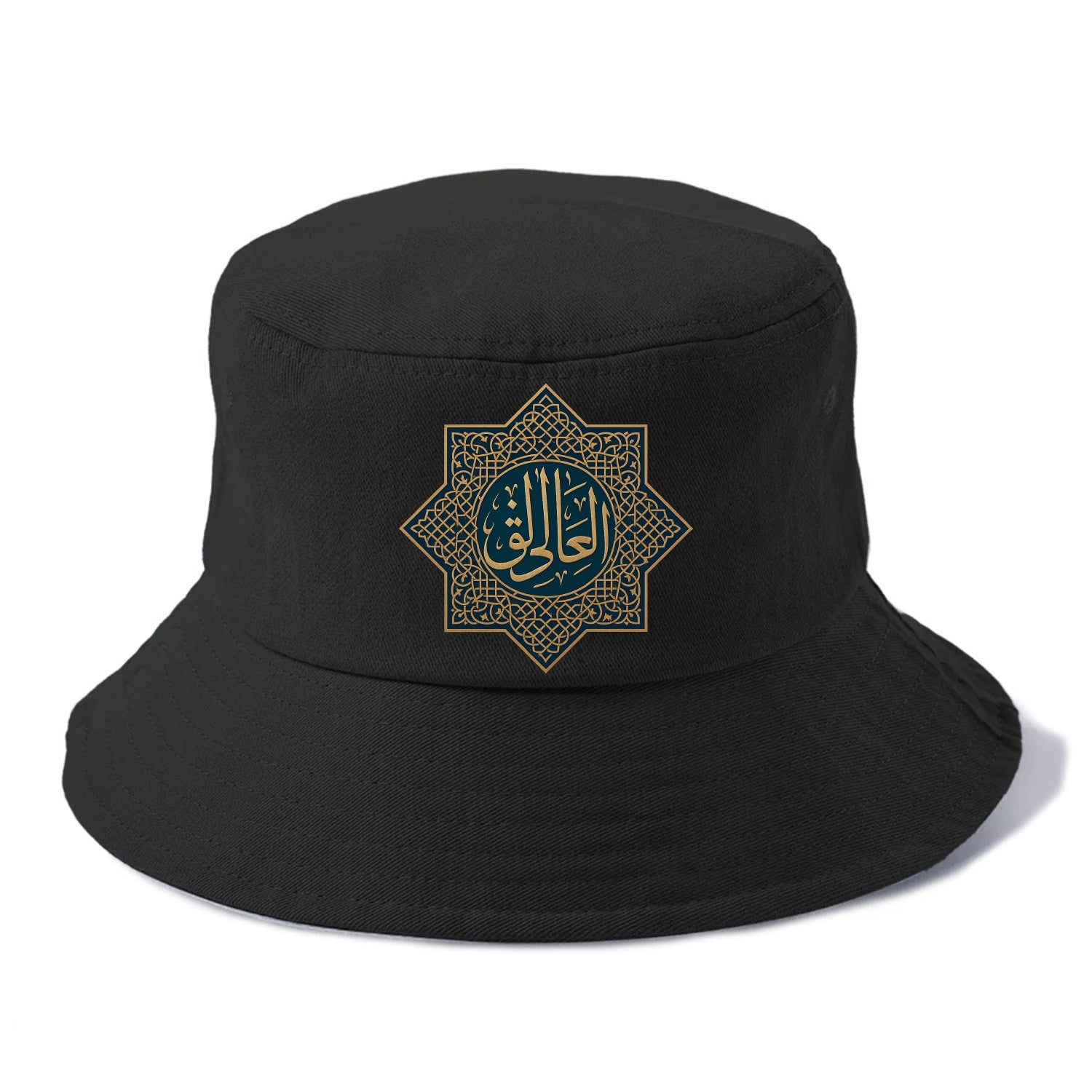 Al-Khaliq Pattern - Bucket Hat - Black