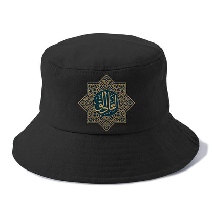 Al-Khaliq Pattern - Bucket Hat - Black