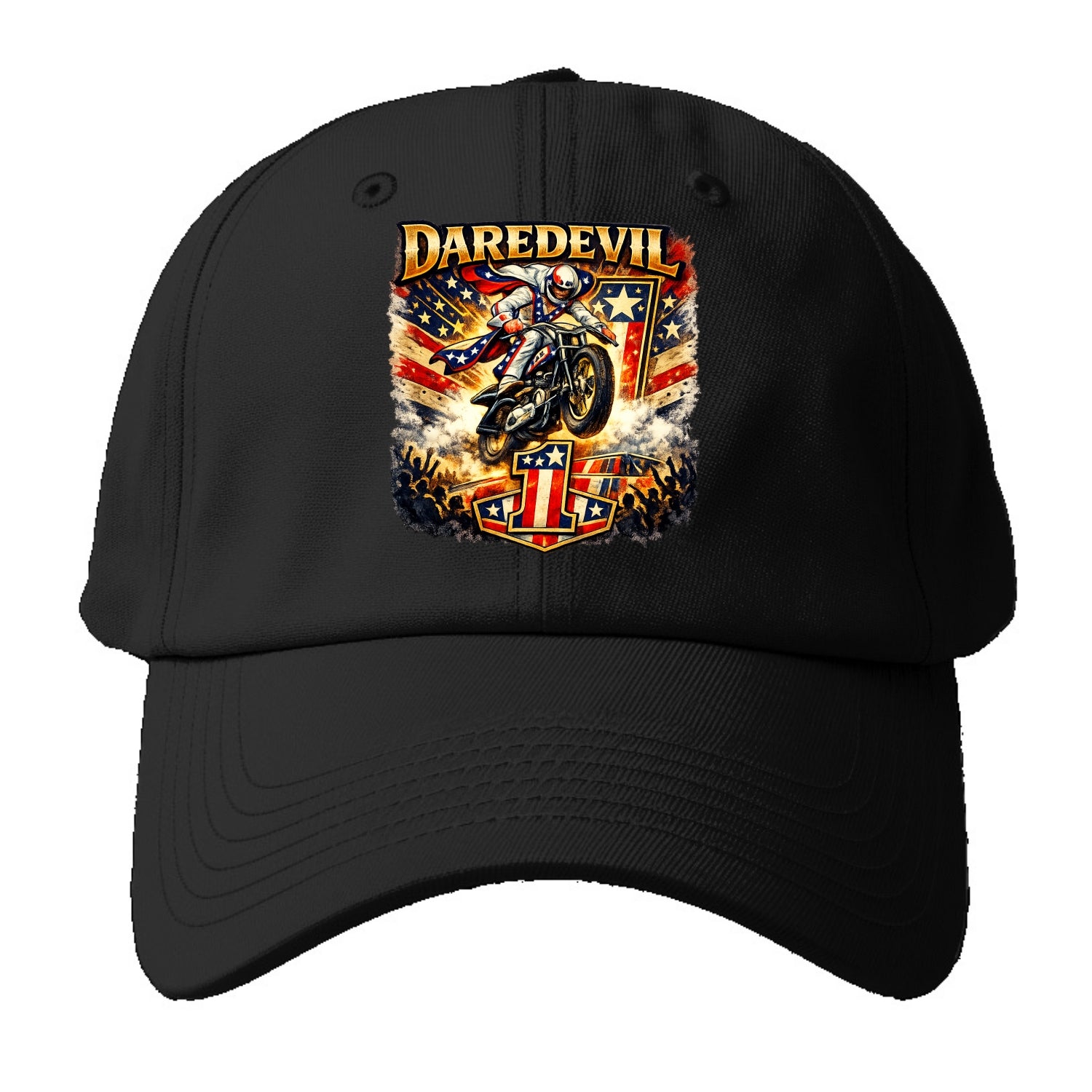 Daredevil Stunt Rider - Baseball Cap - Black