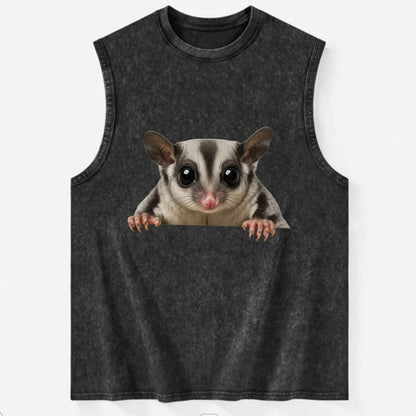 Sugar Glider  - Vintage Washed Tank - Black