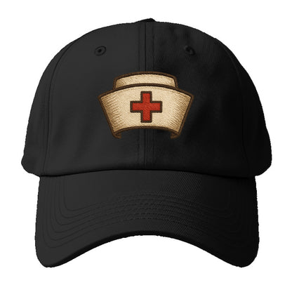 Nurse Cap  - Baseball Cap - Black