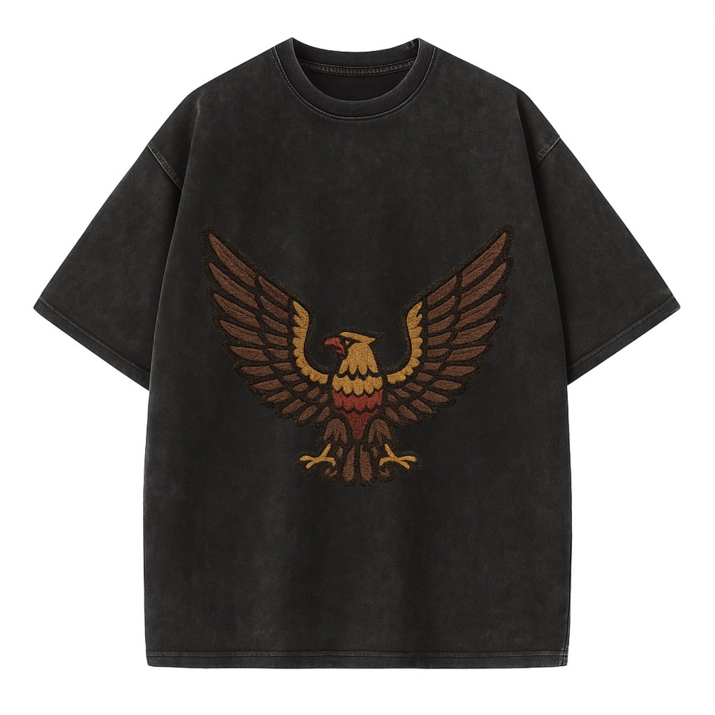 Eagle Wings  - Vintage T-shirt - Black