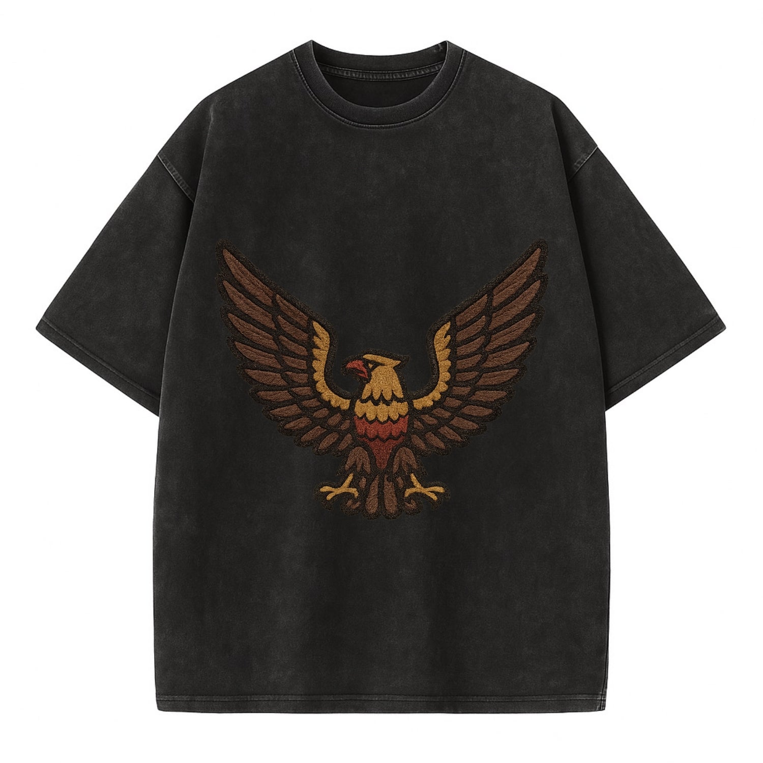 Eagle Wings  - Vintage T-shirt - Black