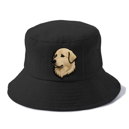 Great Pyrenees - Trendy fluffy giant des - Bucket Hat - Black
