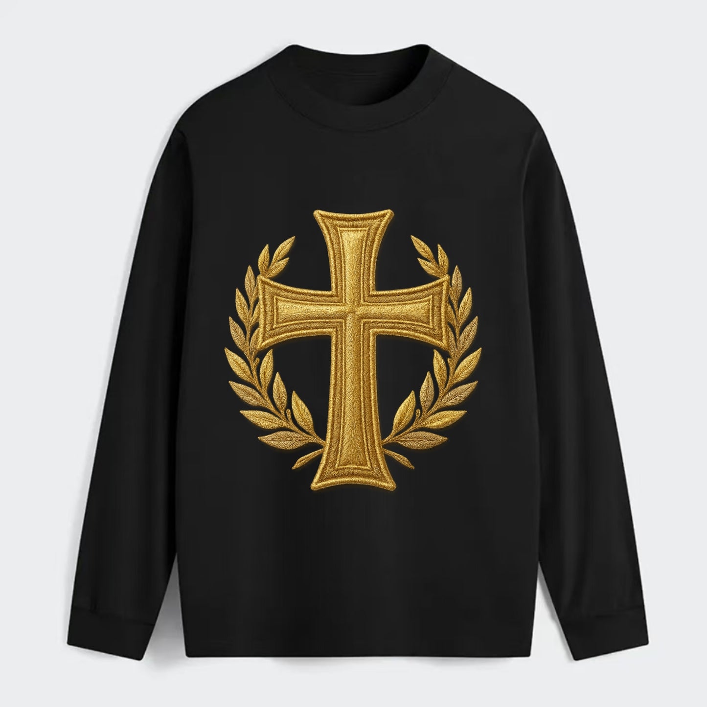 Victory Cross  - Classic Long Sleeve Shirt - Black