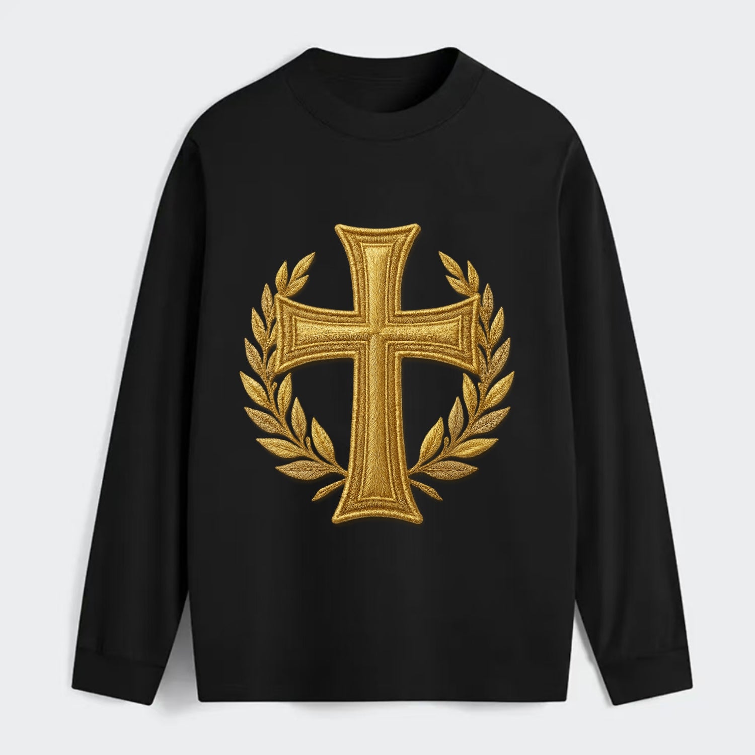 Victory Cross  - Classic Long Sleeve Shirt - Black