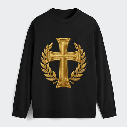 Victory Cross  - Classic Long Sleeve Shirt - Black