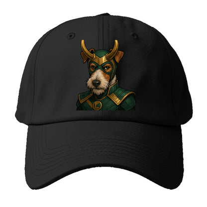 Fox Terrier Loki  - Baseball Cap For Big Heads - Black