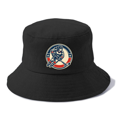 Fearless Ice Warrior - Bucket Hat - Black