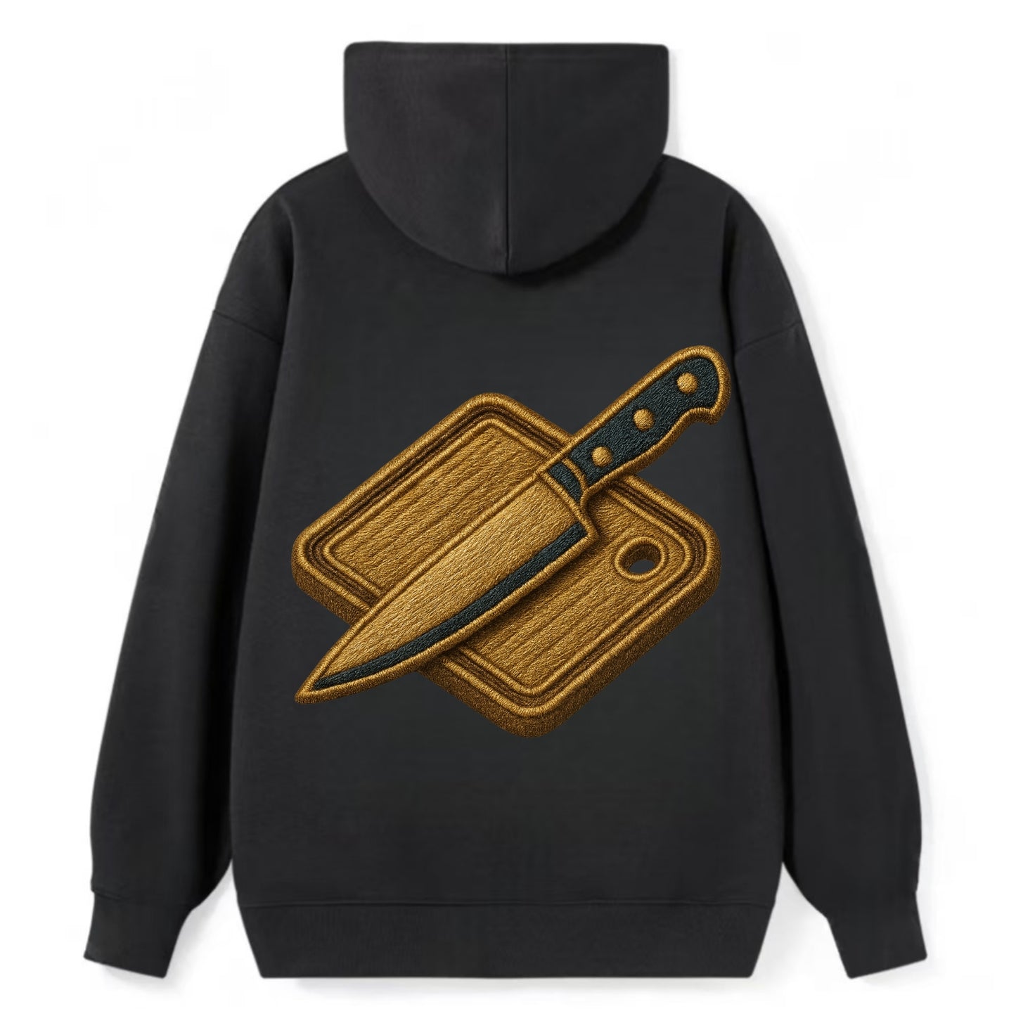 Chef knife with cutting board - culinary enthusiast - Classic Pullover Hoodie - Black