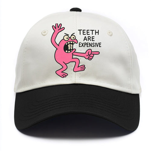 TEETH ARE EXPENSIVE | Dollar sign molar - Two Tone Cap