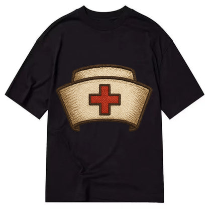 Nurse Cap  - Classic T-shirt - Black