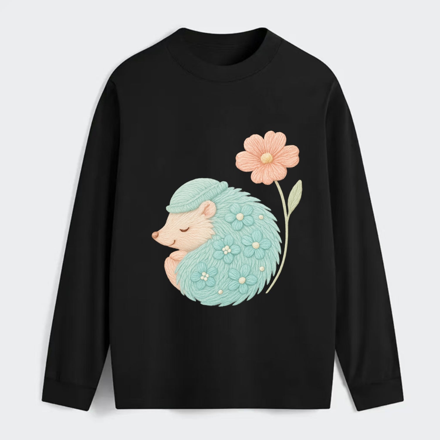 Aqua Hedgehog - Classic Long Sleeve Shirt - Black