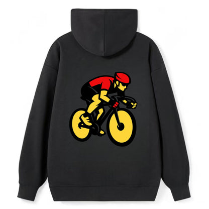 Speed Demon Cyclist - Classic Pullover Hoodie - Black