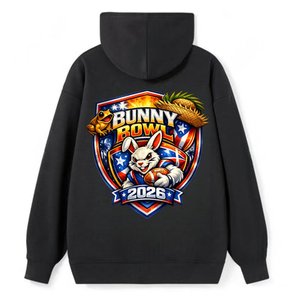 Bunny Bowl 2026 - Classic Pullover Hoodie - Black