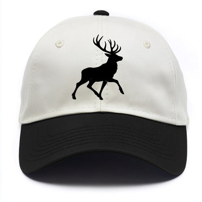 Deer with majestic antlers - Two Tone Cap - Black