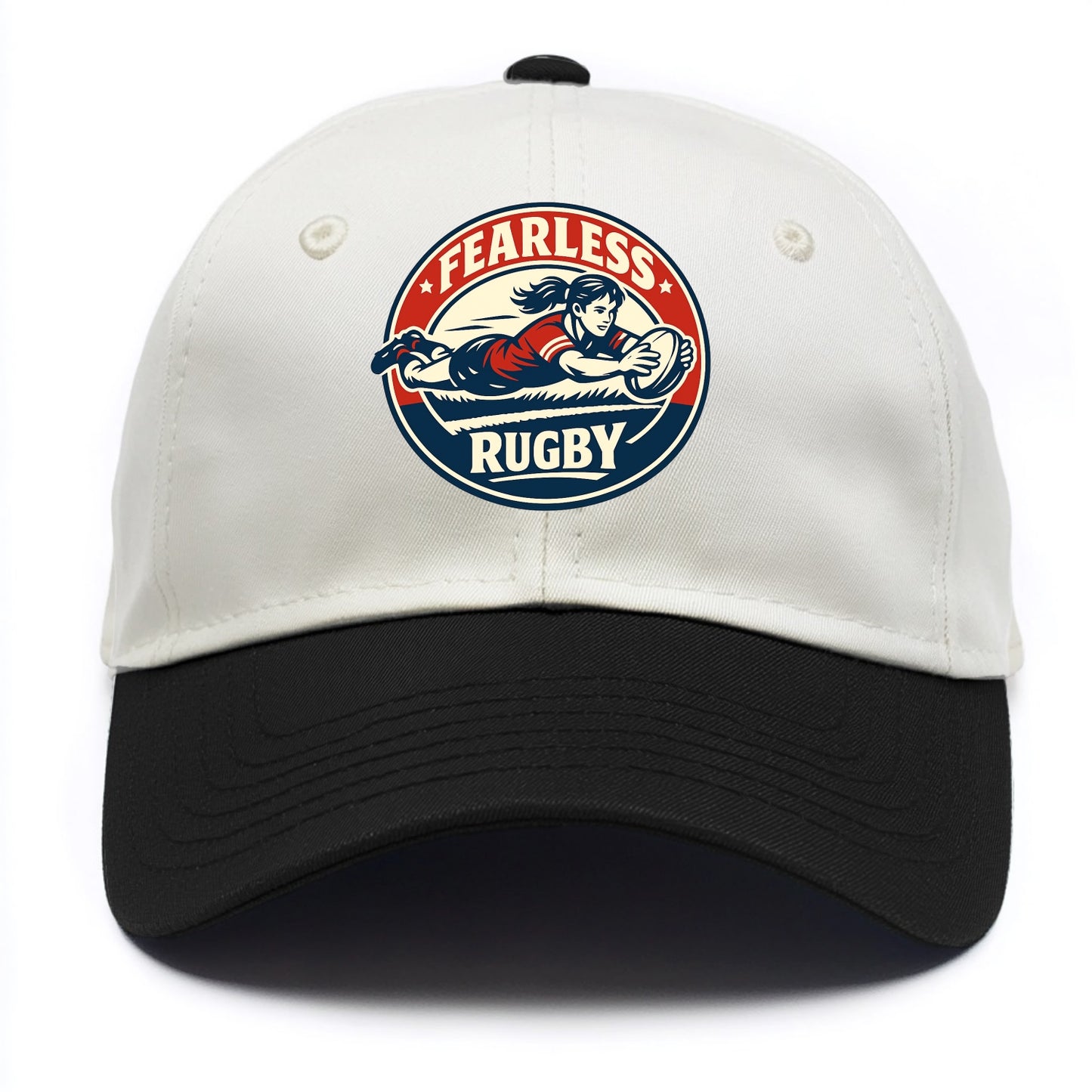 Fearless Try Scorer Emblem - Two Tone Cap - Black