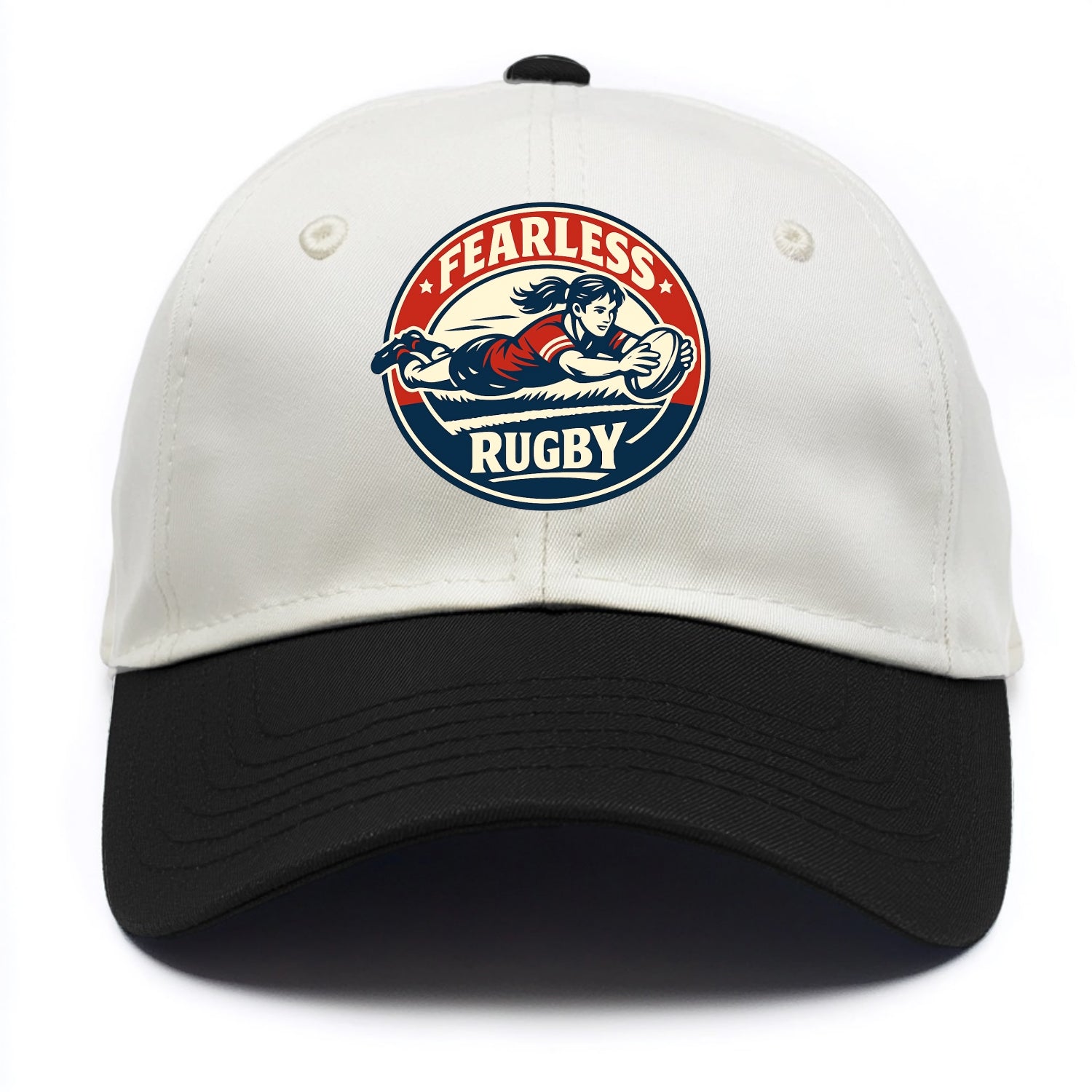 Fearless Try Scorer Emblem - Two Tone Cap - Black