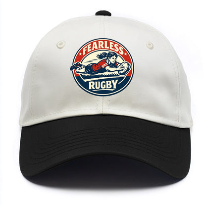 Fearless Try Scorer Emblem - Two Tone Cap - Black
