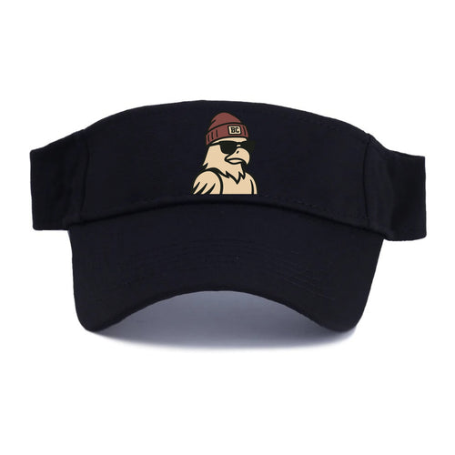 Chestnut Hill Eagle wearing Boston College beanie with BC patch - Visor