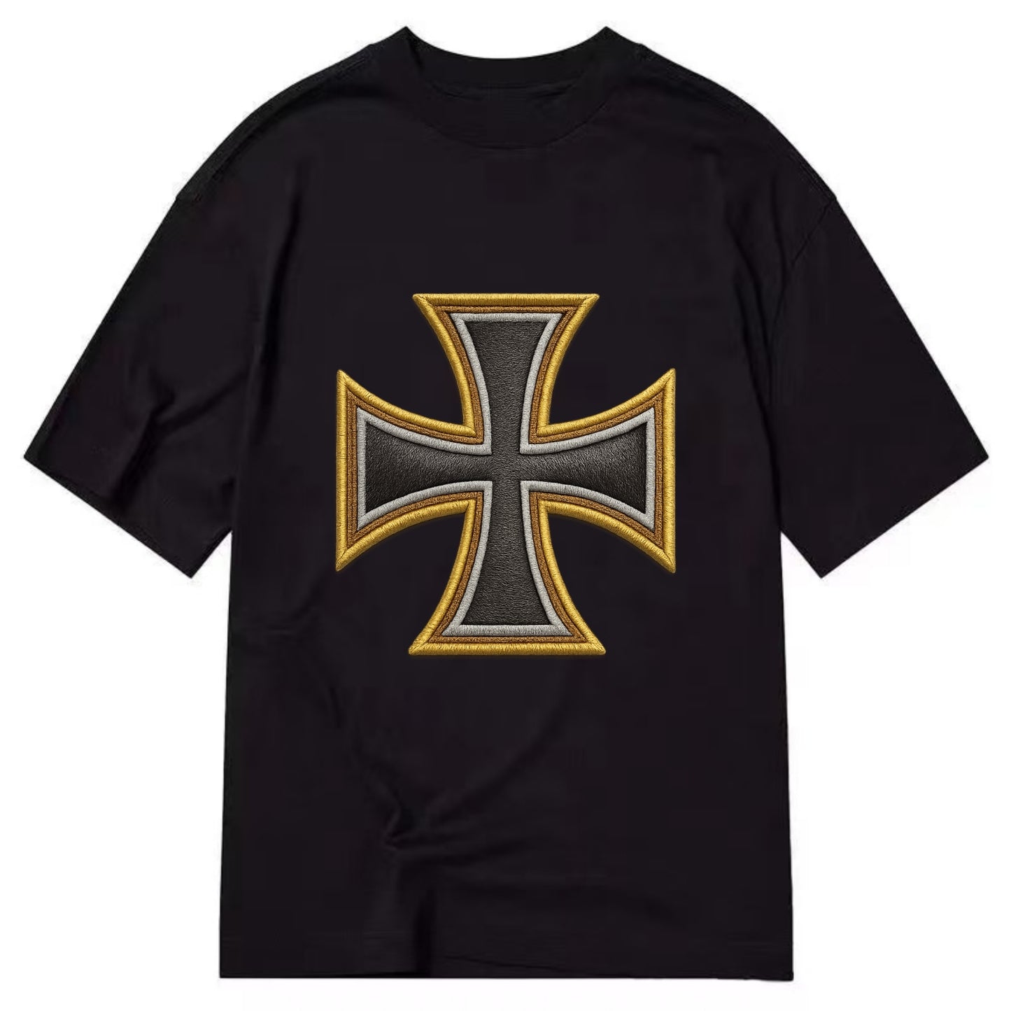 Teutonic Cross  - Classic T-shirt - Black