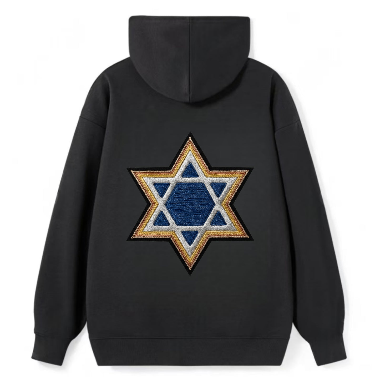 Star of David - Classic Pullover Hoodie - Black