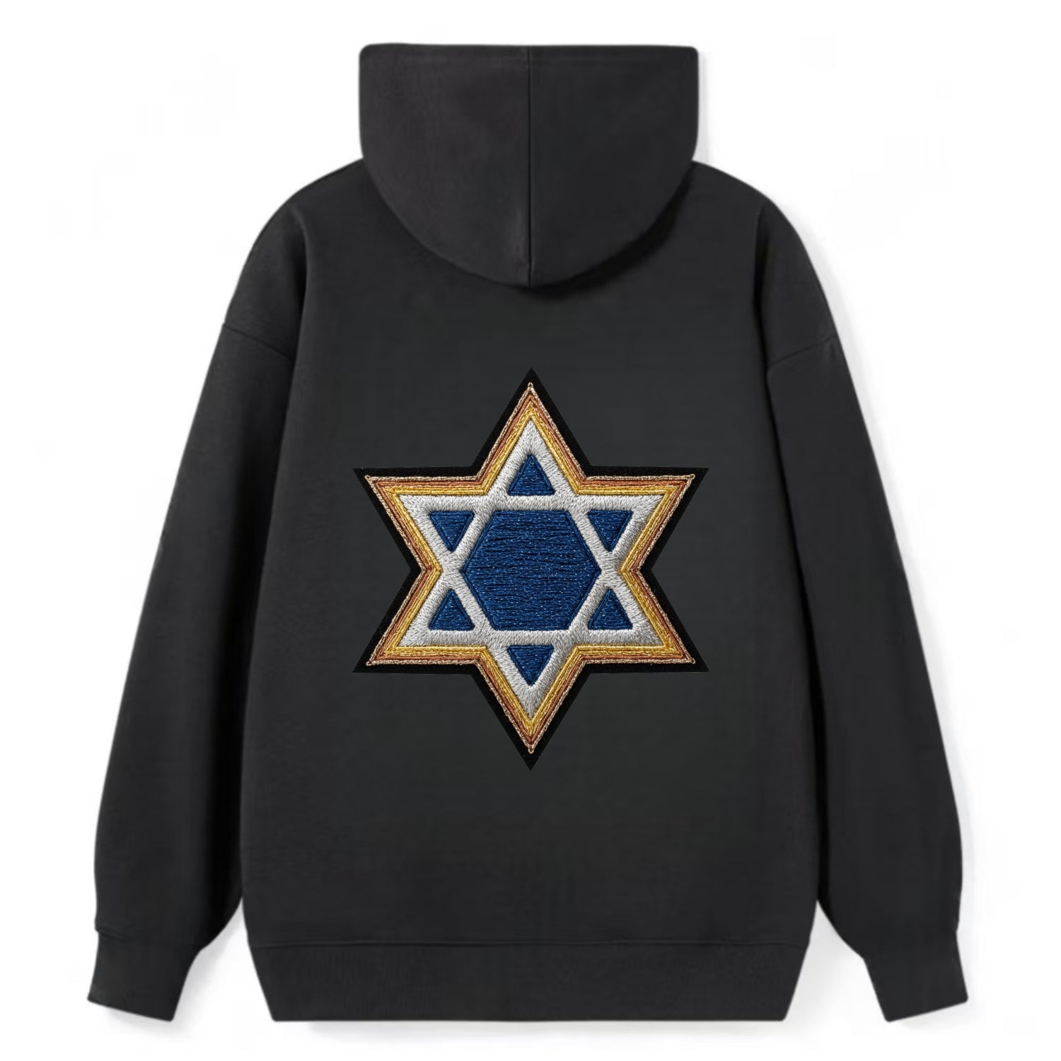 Star of David - Classic Pullover Hoodie - Black