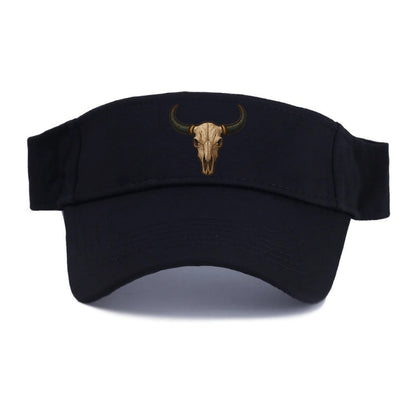 Bull Skull  - Visor - Black