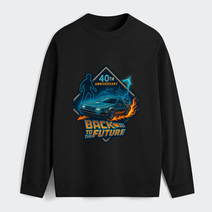 Back To The Future 40th Anniversary 2 - Classic Long Sleeve Shirt - Black