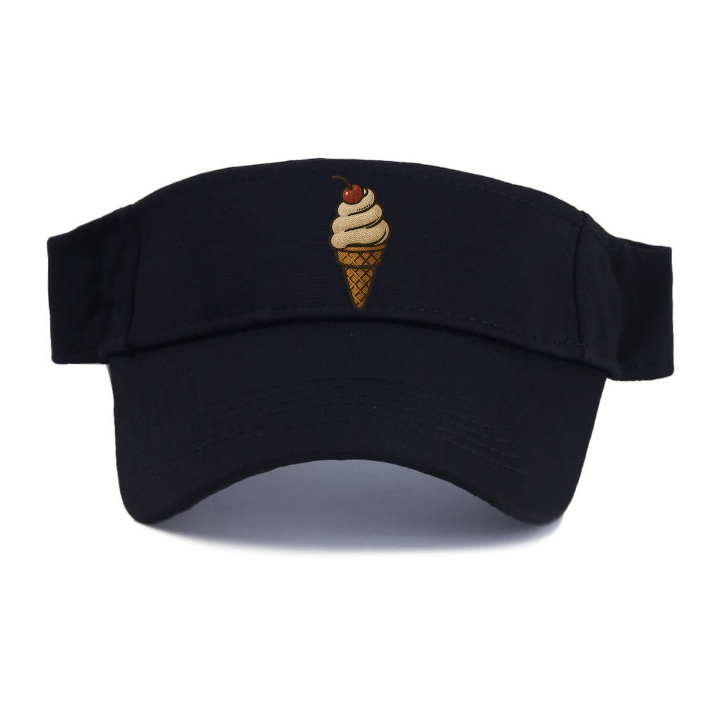 Ice Cream Cone  - Visor - Black