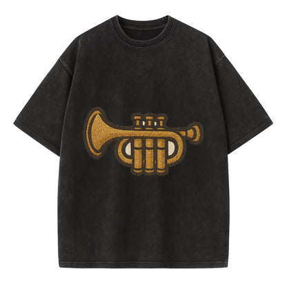 Trumpet  - Vintage T-shirt - Black