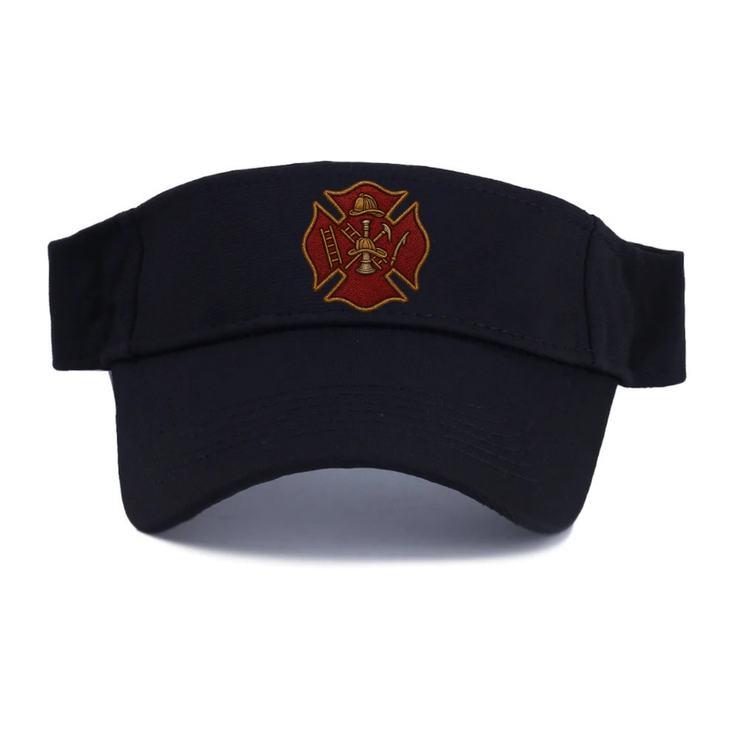 Maltese Cross  - Visor - Black
