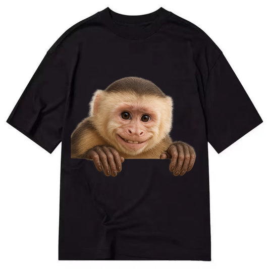 Capuchin Monkey  - Classic T-shirt - Black