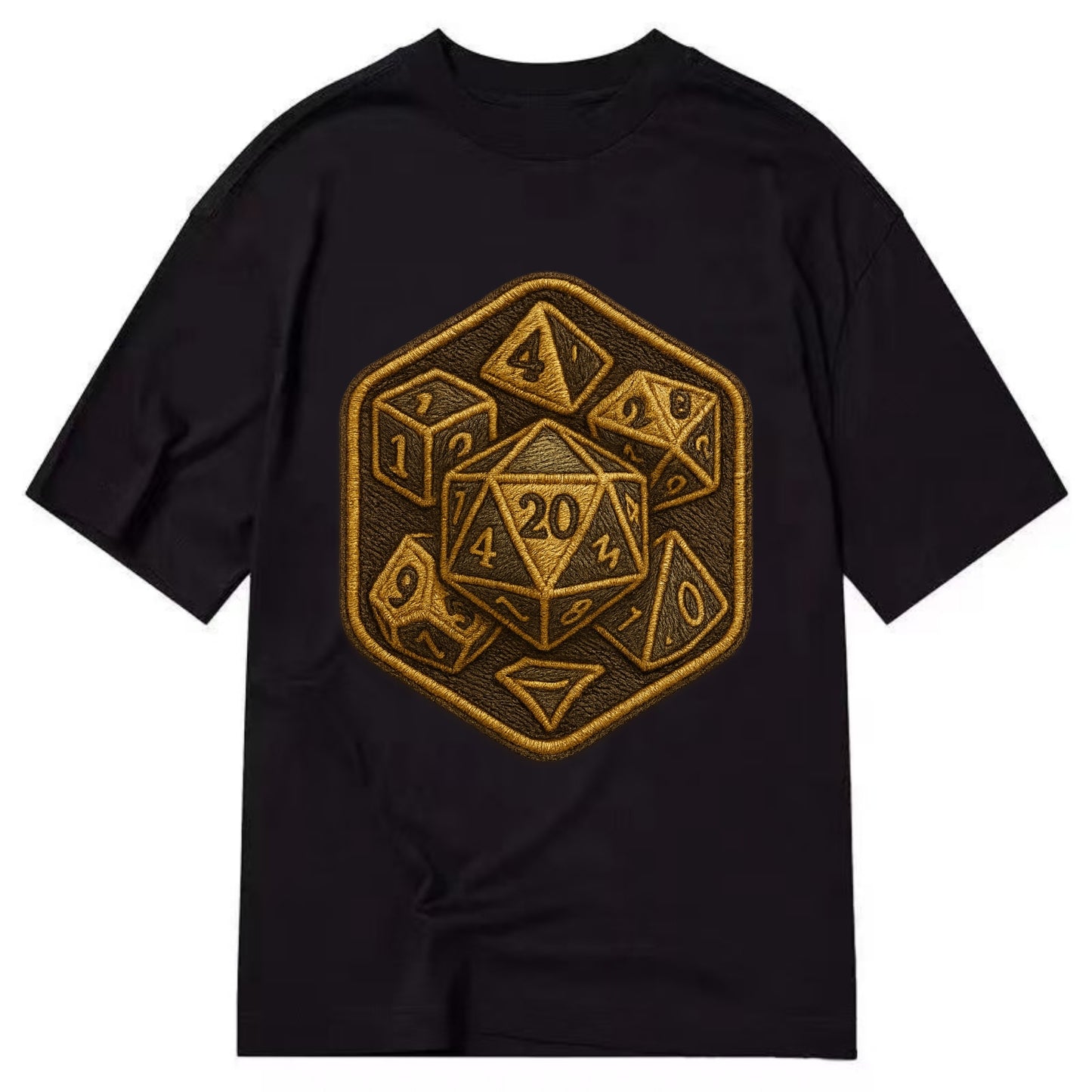 Dice set for tabletop gaming - RPG enthusiast - Classic T-shirt - Black