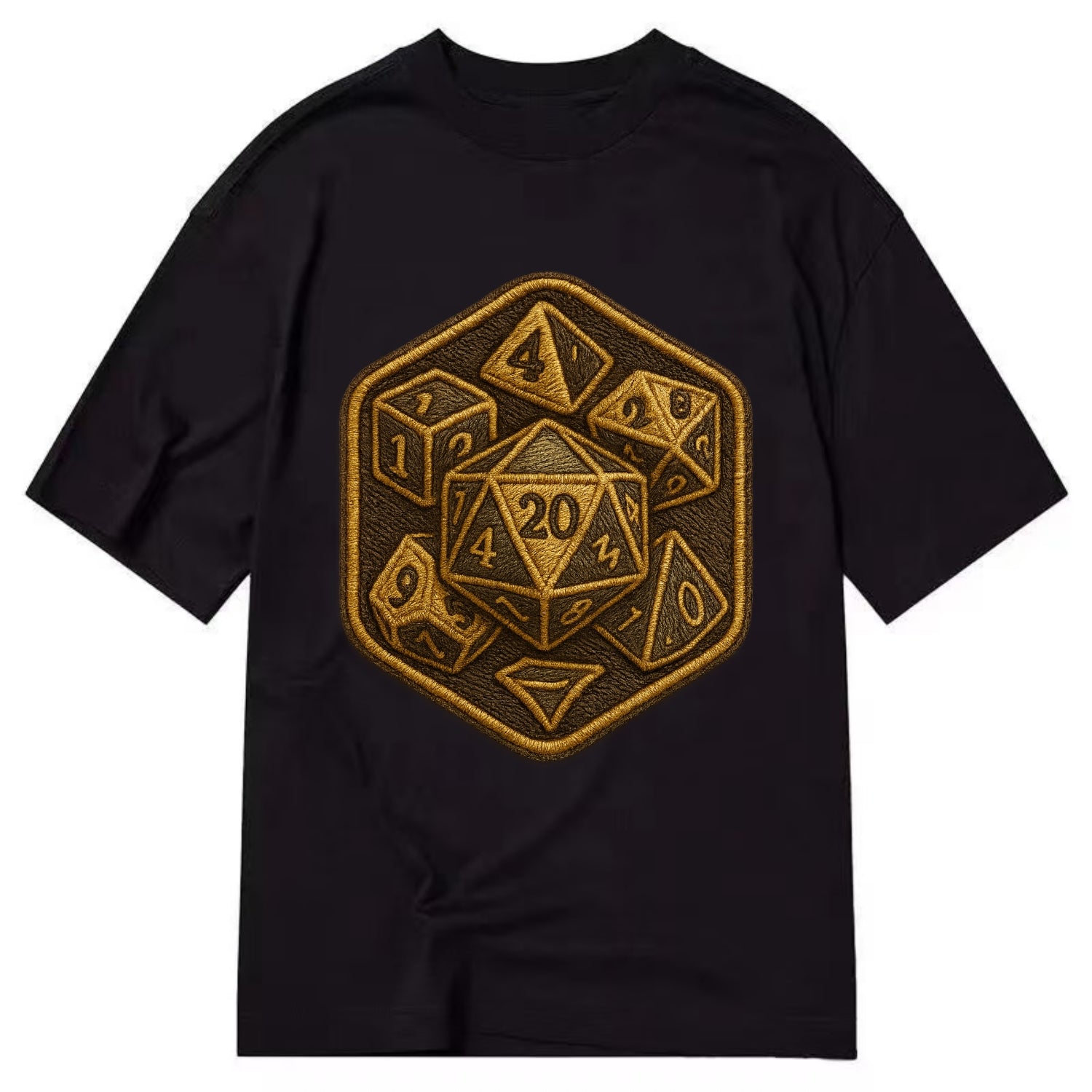 Dice set for tabletop gaming - RPG enthusiast - Classic T-shirt - Black