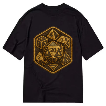 Dice set for tabletop gaming - RPG enthusiast - Classic T-shirt - Black