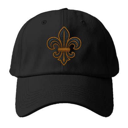 Fleur de Lis  - Baseball Cap - Black