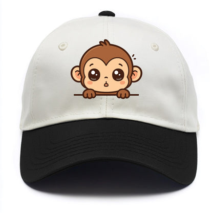 Baby Monkey  - Two Tone Cap - Black