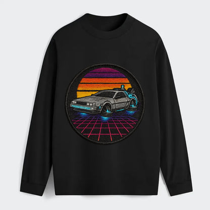 Retro Future - Classic Long Sleeve Shirt - Black