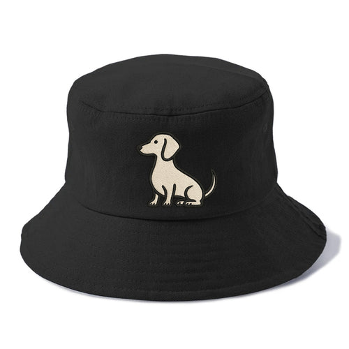 Dachshund - Long body profile view - Bucket Hat